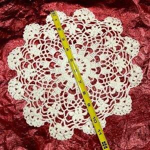 Handmade Crochet Round Doily Lace